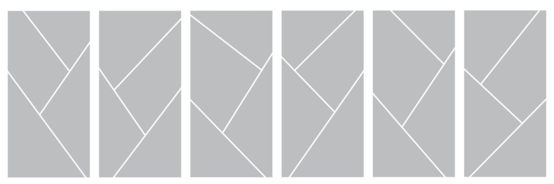 Set of comic 4 frame photo collage layout, vektor eps 10