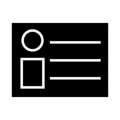 Pass vector icon. id card Illustration sign. Passport symbol. Identity document logo.