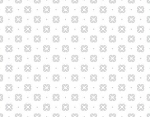 Subtle, repeating pattern of small, symmetrical geometric shapes, rendered in a grayscale palette