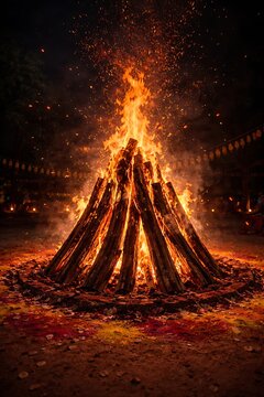 Sacred Bonfire &mdash; Holi,Holika dahan,Kama Dahanam,Shigmo Fire Ritual,Dol Jatra / Basanta Utsav,Hola Mohalla,Dhulandi,Phaguwa,Shigmo,Yaoshang,Dhuleti,Basant Utsav