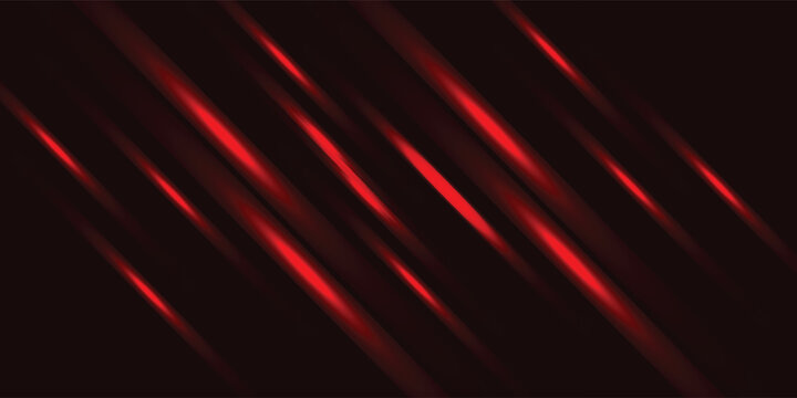 Light speed motion effect. Red color spiral glow effect. Magic shiny line sparkles and sequins vector illustration
