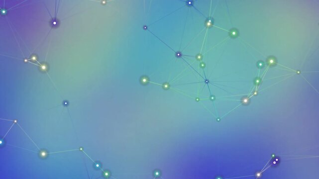 Constellation pattern with stars and lines connecting them in a night sky view