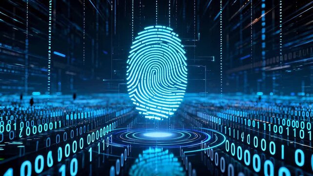 Fingerprint in digital data stream