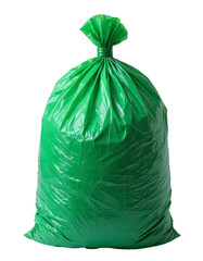 green plastic bag