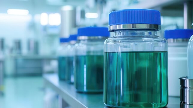 Highspeed blender mixing APIs with excipients in sterile lab, drug formulation process