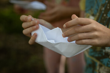 Statek z papieru © Barbara