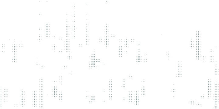 Abstract technology digital data square gray pattern pixel background. Vector graphic illustration