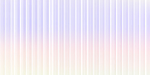 Fototapeta premium Colorful holographic gradient background with ribbed effect. Trendy pearlescent rainbow prism effect. Refraction of corrugated ribbed glass.
