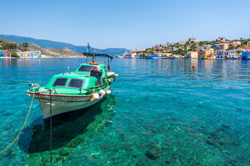 Obraz premium The Kastellorizo Island view in Greece
