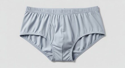 Plain underwear front view on neutral background, clean apparel mockup ideal for branding, print design, textile showcase, and modern intimate wear presentation.