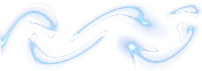 Luminous abstract energy trail PNG overlay © slavo484