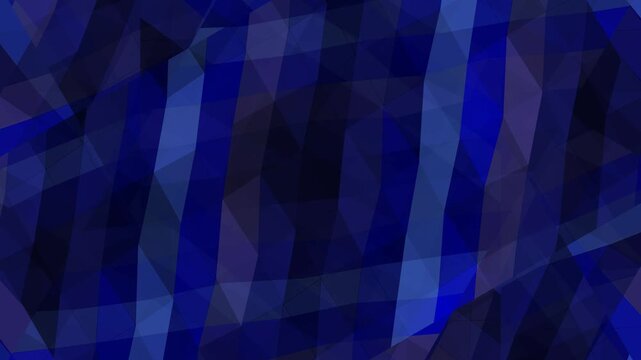 Abstract dark blue low poly motion background with layered geometric polygon shapes. Modern futuristic design ideal for technology, corporate, presentation, and digital branding visuals.