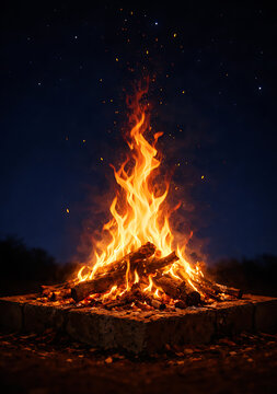 Sacred Holika Flames &ndash; Spiritual Bonfire Dhulandi Dhulivandan Dol Jatra Dol Purnima Dol Yatra Yaosang Shigmo Hola Mohalla Manjal Kuli Kama Dahanam Kamuni Punami Phagwah Fagua Khadi Holi