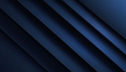 Diagonal blue layers in a shadowed design