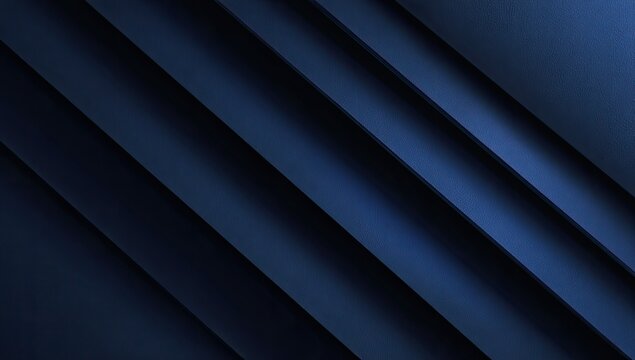 Diagonal blue layers in a shadowed design