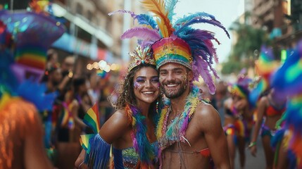 Mardi Gras: vibrant costumes and joyful street celebrations!
