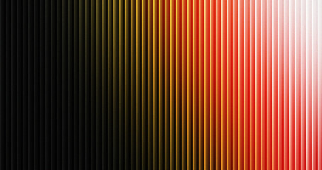 Fototapeta premium Gradient vertical lines transitioning from black to white through shades of brown and red creating a vibrant abstract background