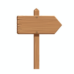 Wooden Direction Signpost for Navigation and Wayfinding Solutions