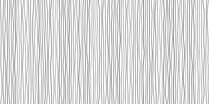 Seamless striped pattern with thin vertical lines. Abstract geometric background featuring organic hand-drawn stripes. Perfect for modern wallpaper, fabric print, or graphic design projects