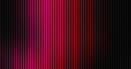 Vertical striped pattern gradient transitioning from black to vibrant red and back to black creating a striking visual effect with varying shades and tones in the design. © Basit