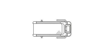 Modern smartphone with wireless charging pad on sleek surface