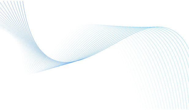 Minimalist Light Blue Abstract Wave Background; Elegant Fluid Line Pattern with Soft Gradient Transitions on a Clean White Backdrop for Professional Modern Banners and Technology Graphics.