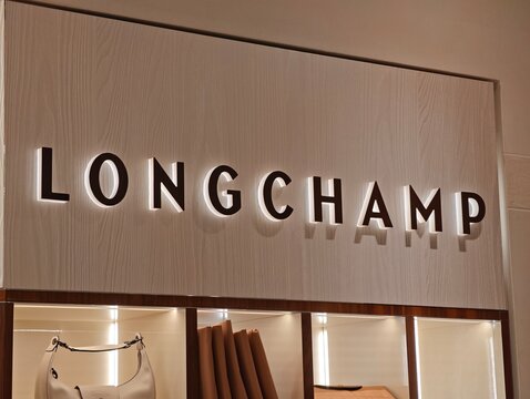 Paris,France-Oct.5th 2025: Longchamp company brand logo
