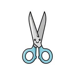 Fototapeta premium Scissors Cartoon Icon.