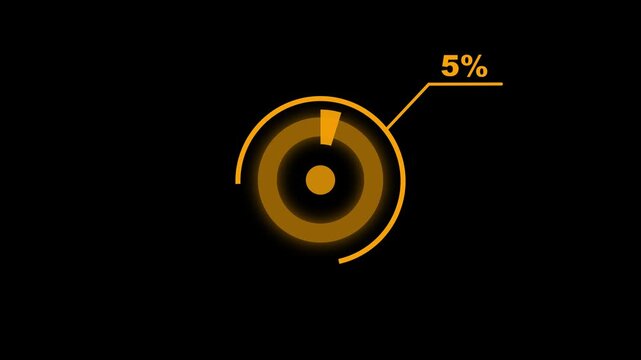 10% circle diagrams Infographics animation design, 10 Percentage pie charts. Business data visualization dashboard for statistics and reports in 4K video animation. mobile social media and tv..
