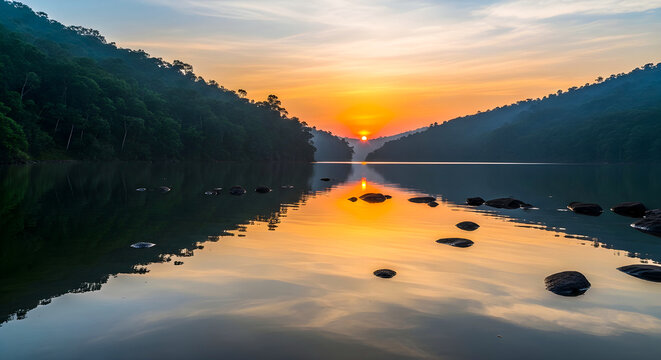 Tranquil Waters of Periyar