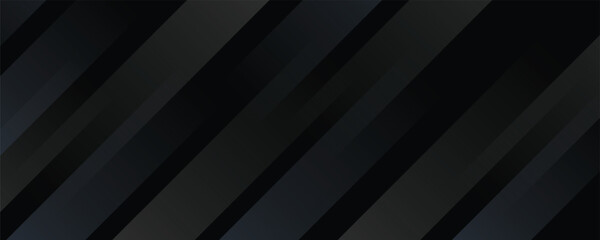 Obraz premium Black abstract background. Elegant dark diagonal shape elements. Modern luxury grey gradient graphic design.