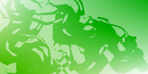 Abstract Green Horse Racing Silhouettes With Jockeys and Dynamic Motion Background © Mustofa 027