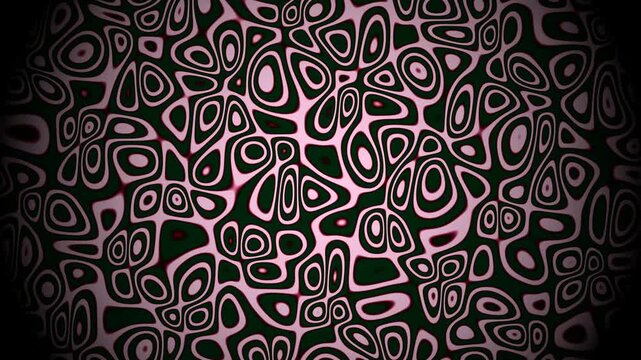 Abstract Glowing Emerald Bio-Luminescent Humanized Data Flow Seamless Loop 4K