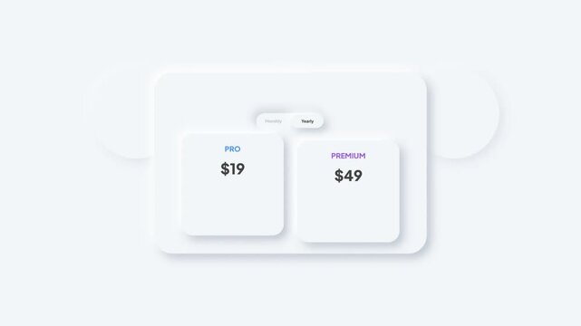 Affordable Pro and Premium subscription plans with clear pricing structures displayed on a sleek, modern interface