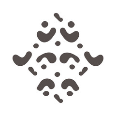 Abstract Tribal Geometric Pattern Element