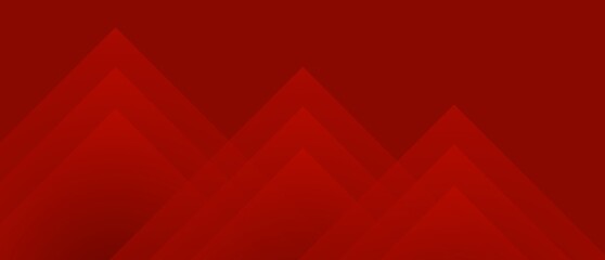Abstract red layered chevron background with smooth gradient and geometric depth