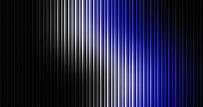 Vertical gradient pattern transitioning from black to white to blue creating a striking visual effect with thin parallel lines