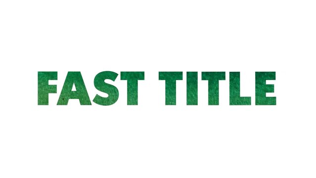 Fast Title Media Cutouts