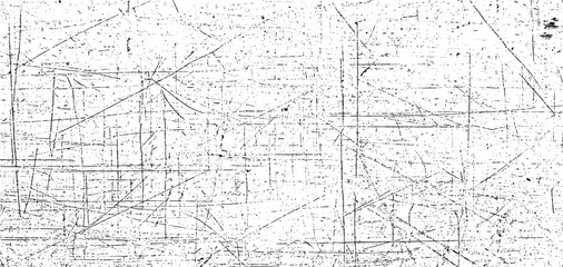 Obraz premium Scratched and Cracked Grunge Urban Background Texture Vector. Dust Overlay Distress Grainy Grungy Effect. Distressed Backdrop Vector Illustration. Isolated Black on White Background. EPS 10.