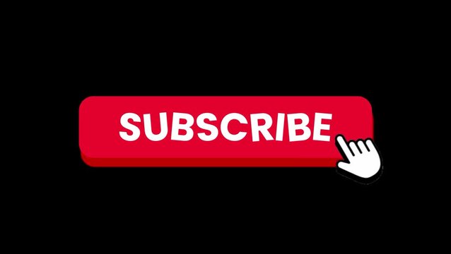 Subscribr a red button 4k video