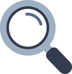 Modern magnifying glass icon for search and investigation
