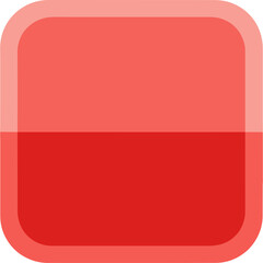 Rounded Red Square Gradient Minimalist Graphic Element UI