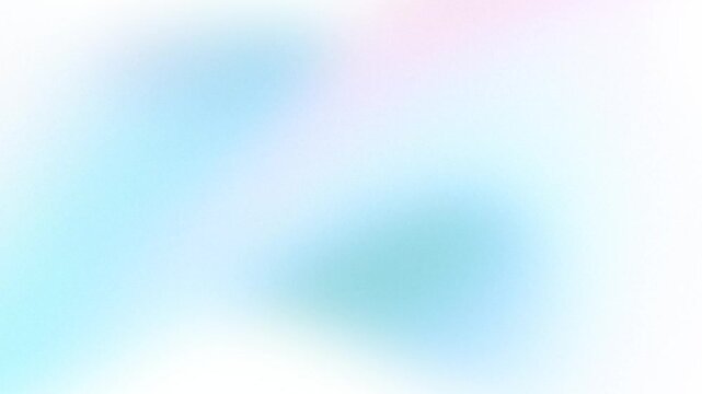 Pastel blue pink grainy noise gradient on white minimalist abstract background animation