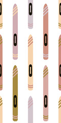 Cotton fabric Retro vintage skis seamless pattern with colorful winter sports equipment and hand drawn textures for alpine lodge and mountain cabin textile wallpaper and home interior