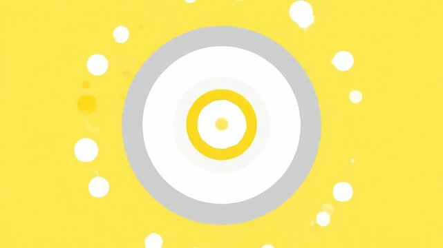 Close up of abstract circles rotating in a background or Close up of abstract circles spinning in a backdrop