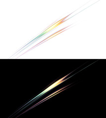 Prismatic Energy Stream &ndash; Vibrant Diagonal Glow Effect