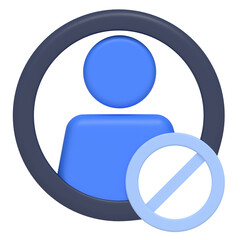 User Account Blocked Icon