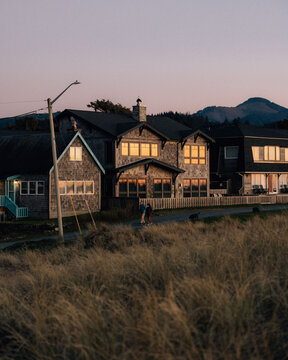 sunset on the oregon coast