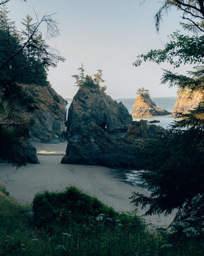 sunrise on the oregon coast