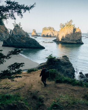 sunrise on the oregon coast